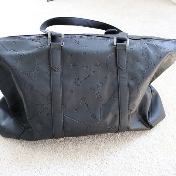 Chic Black Astrological Tote Bag - Picture 1 of 10